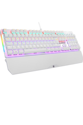 Rampage Kb-r86 Umbra Beyaz Rainbow Red Switch Full Mekanik Klavye Gaming Klav...