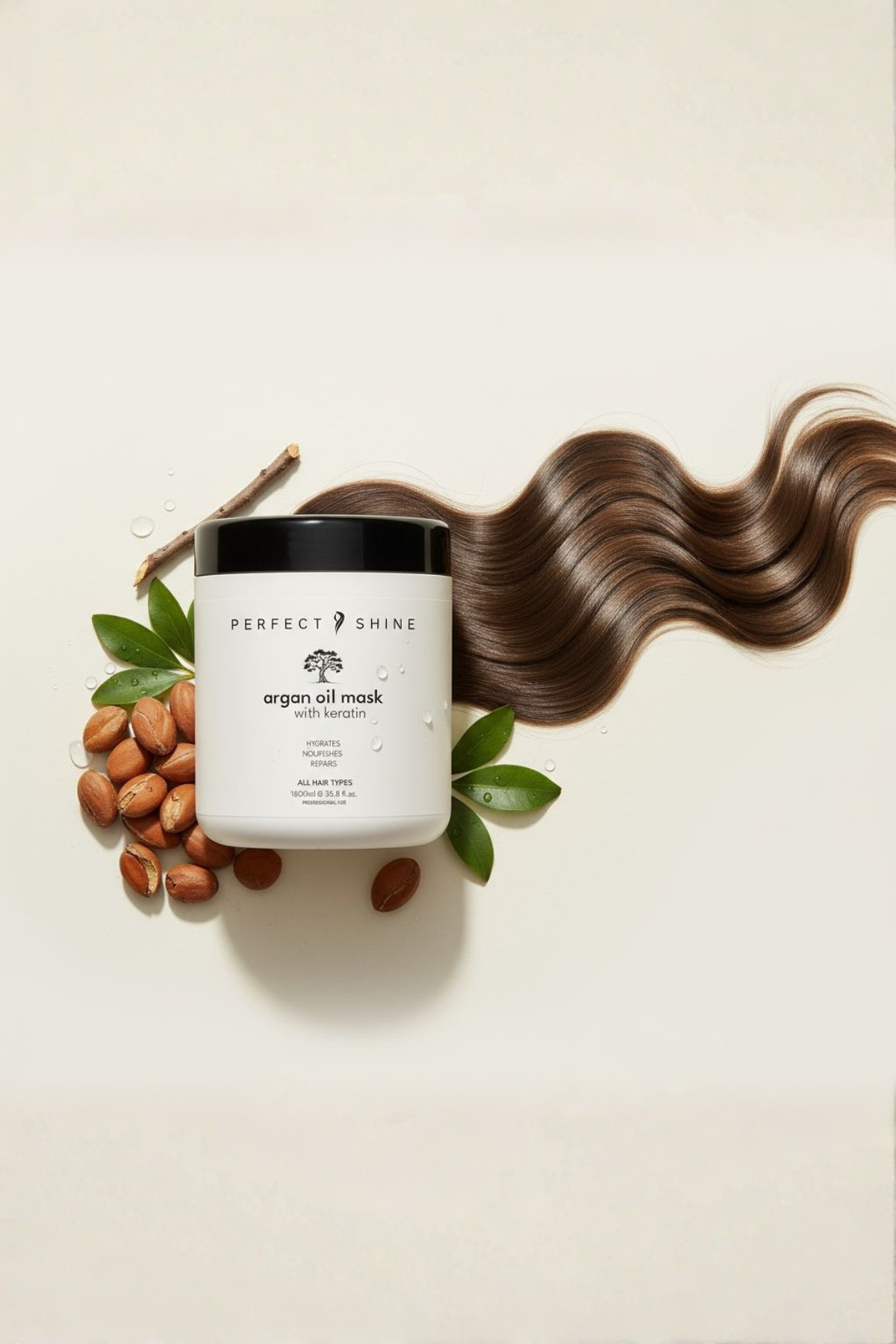 Derinlemesine Besleyici Onarıcı Yoğun Bakım Argan Yağı Keratin İpek Proteinli Saç Maskesi 1000ml — PRA-11834756-2494 — تصویر 5 از 6