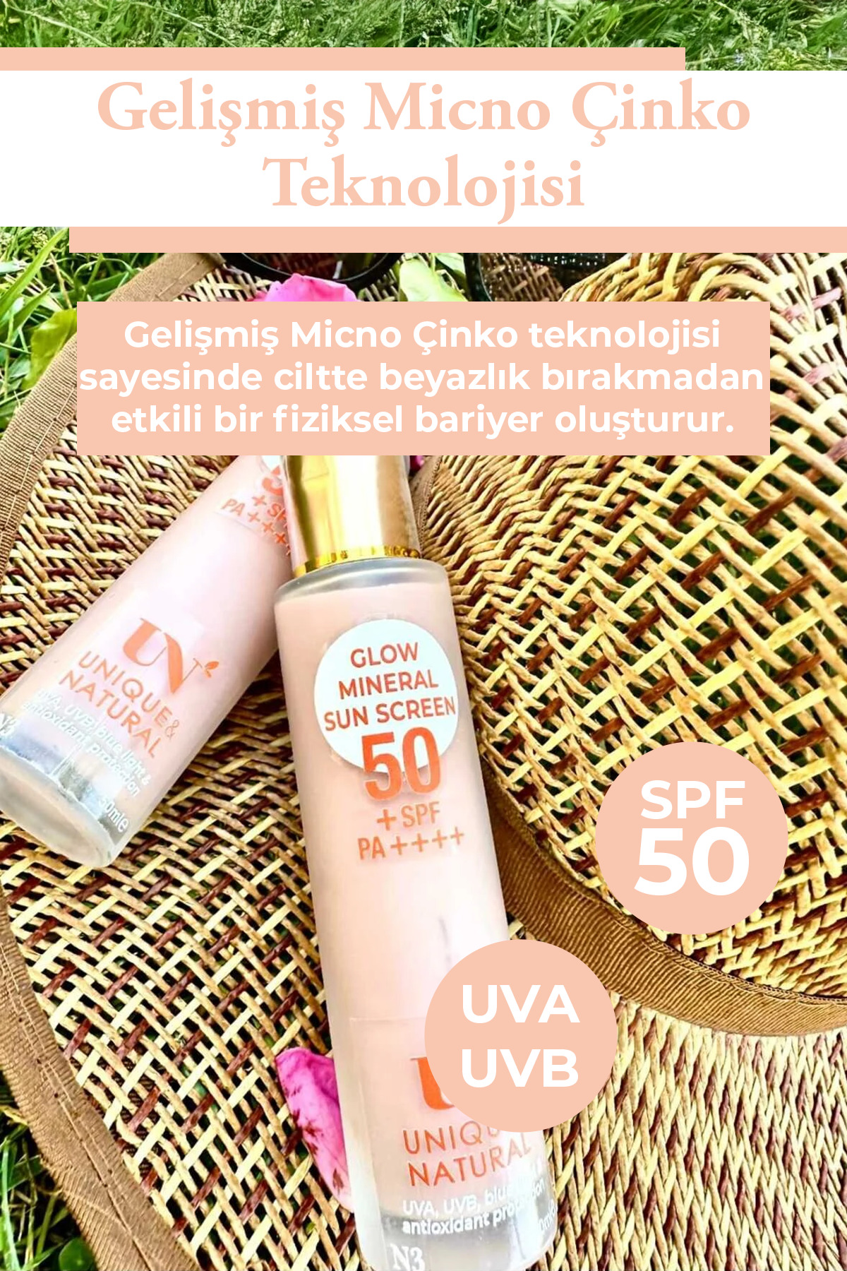 %100 Mineral Filtreli Glow Güneş Kremi | Ton Eşitleyici & Işıltılı - 50+SPF — glow-mineral-sun-screen-50spf---renkli-v — تصویر 6 از 9