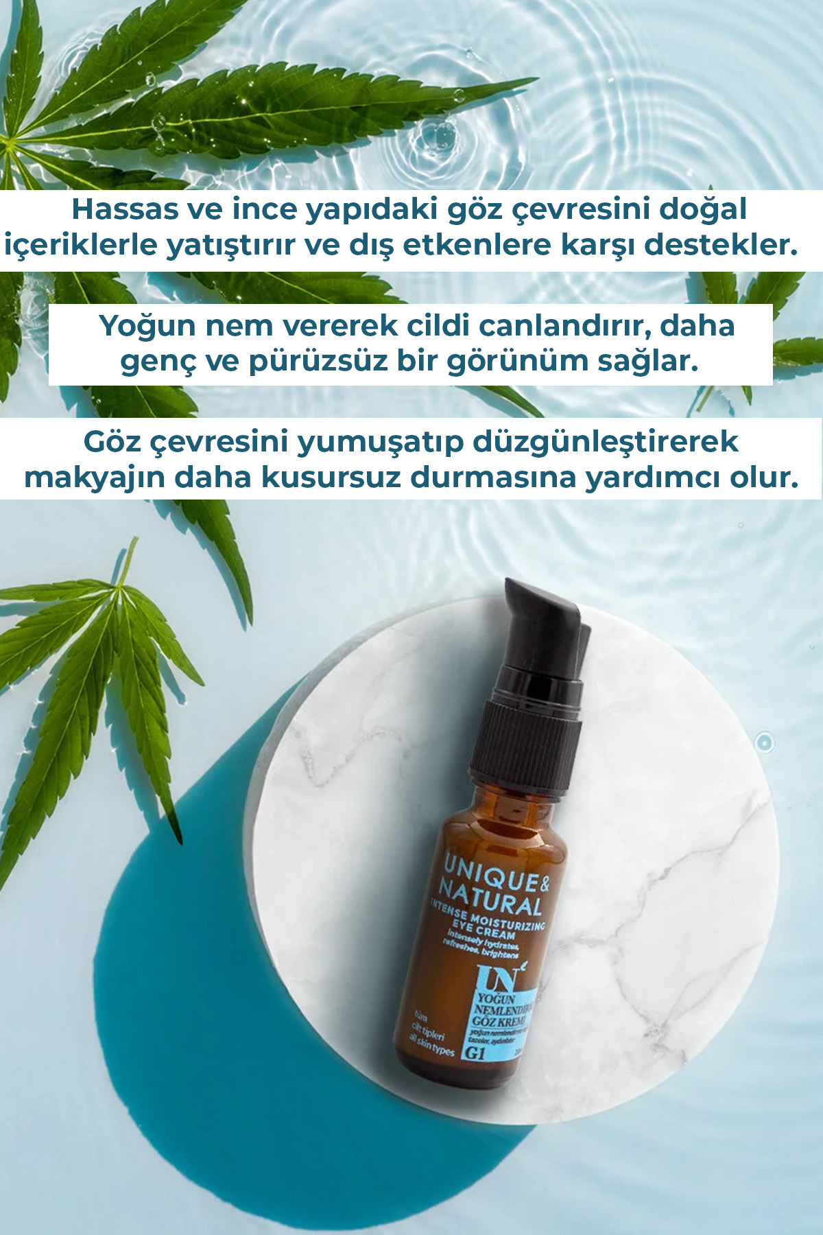 Yoğun Nemlendirici Göz Kremi 20ml — 8684298952177 — تصویر 3 از 7