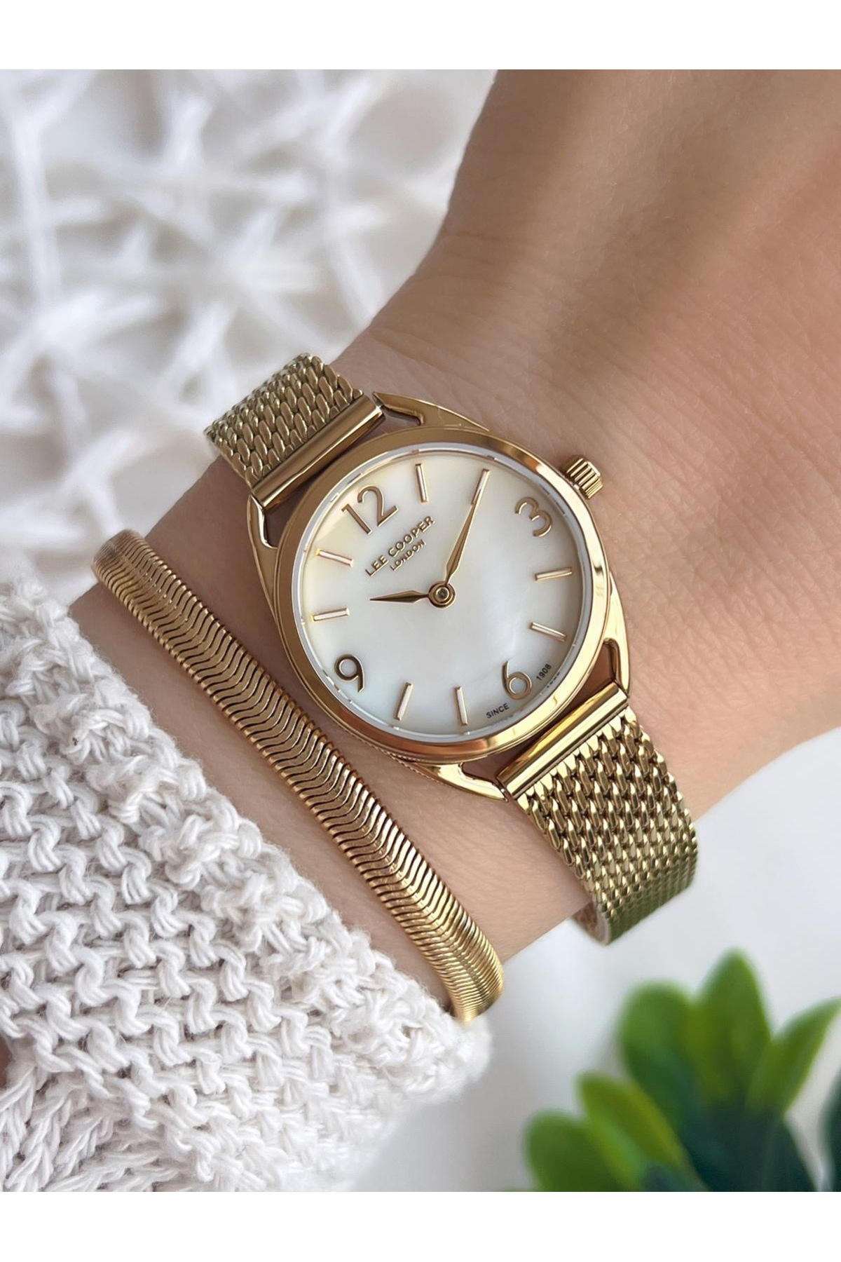 3 Atm Waterproof Women Wrist Watch with Vintage Series Steel Strap BLC08071.130