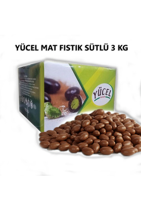 YÜCEL MAT FISTIK DRAJE SÜTLÜ EKO 3 KG