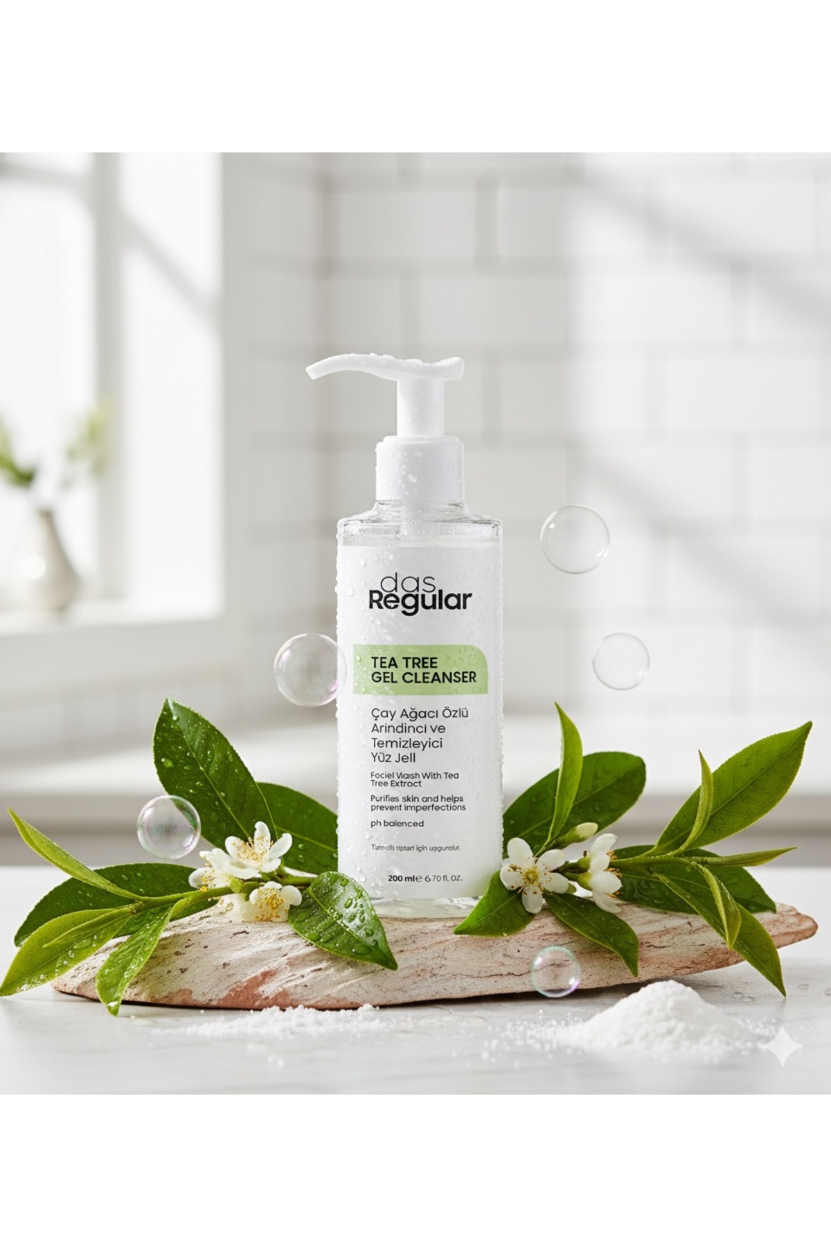 Akneye Eğilimli Ciltler İçin Çay Ağacı Özlü Yüz Temizleme Jeli – 200 ml — 1 — تصویر 4 از 5