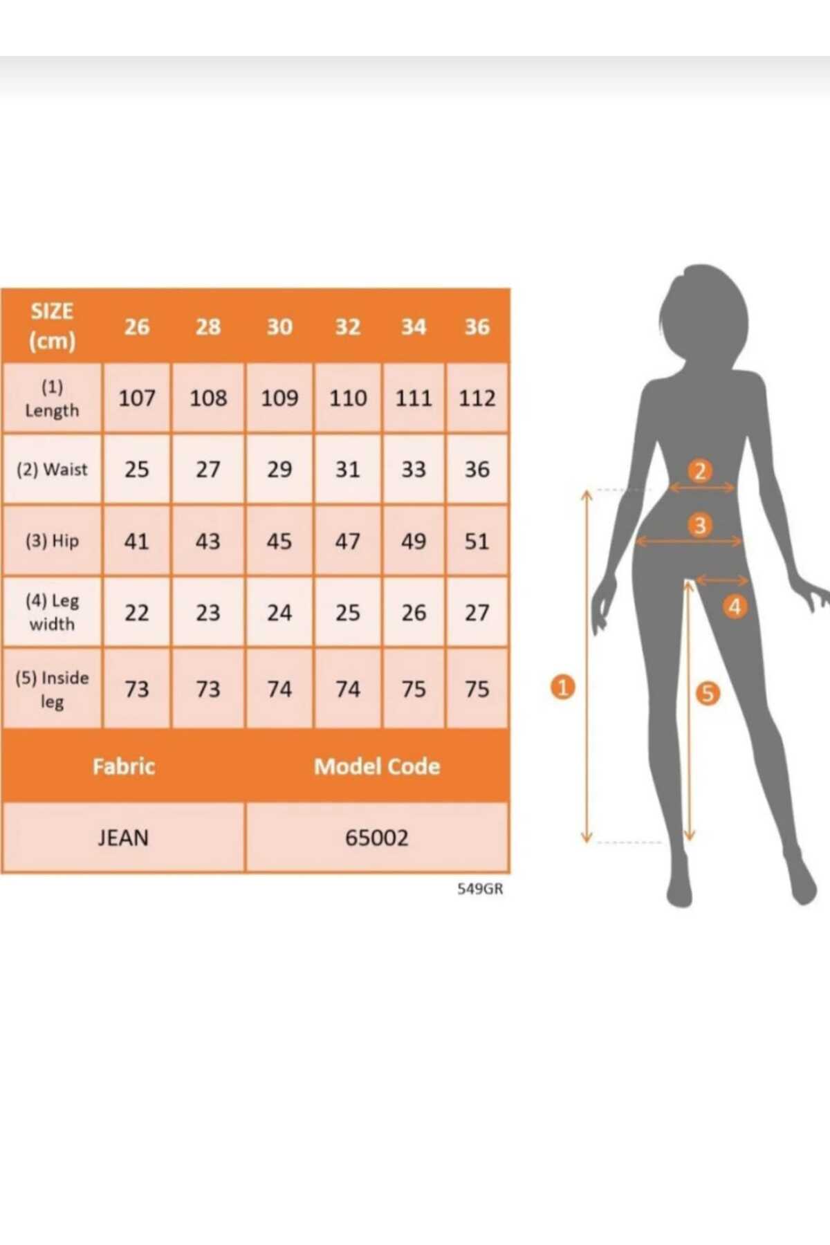 Semesia  Yüksekbel Likralı Ispanyol Paça Jeans - Görsel 7