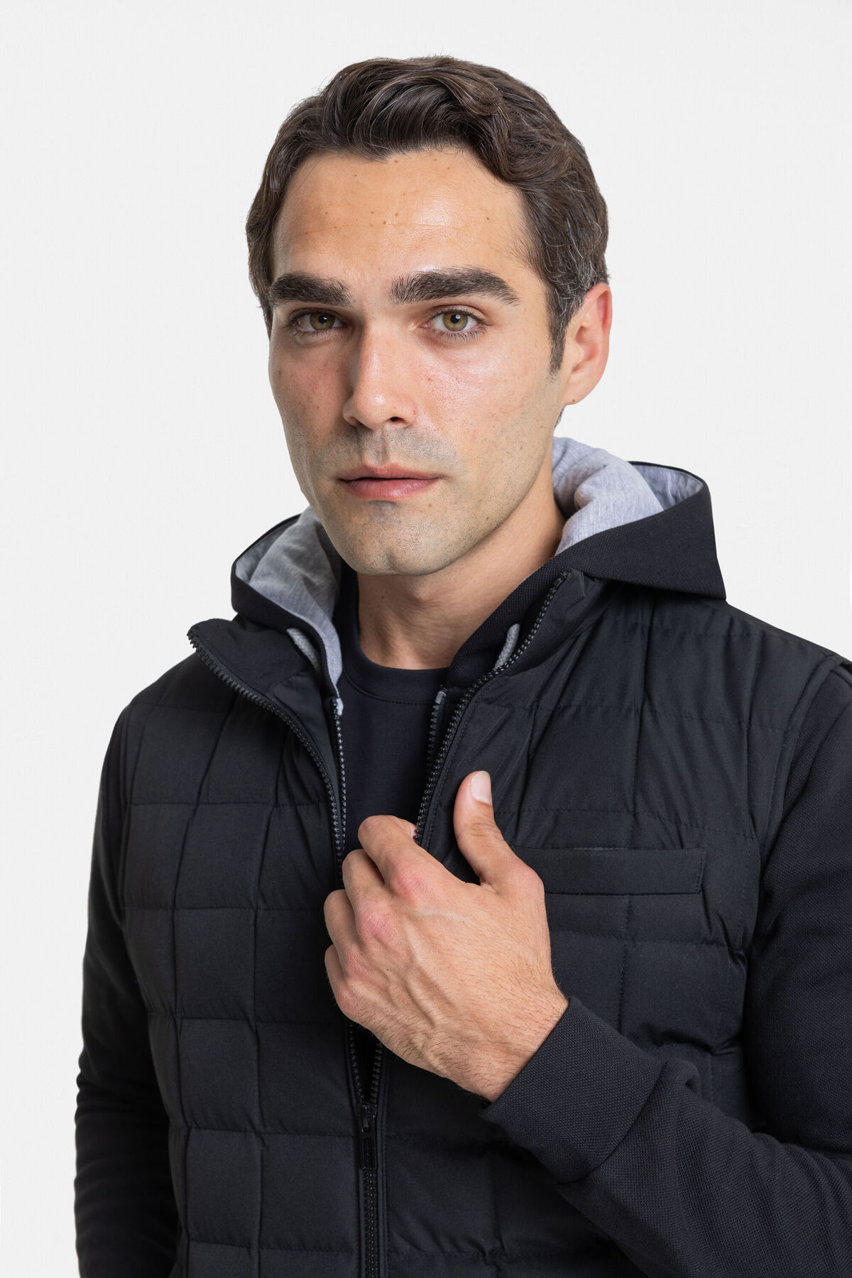 W Collection FERMUARLI SİYAH YELEK görsel 7