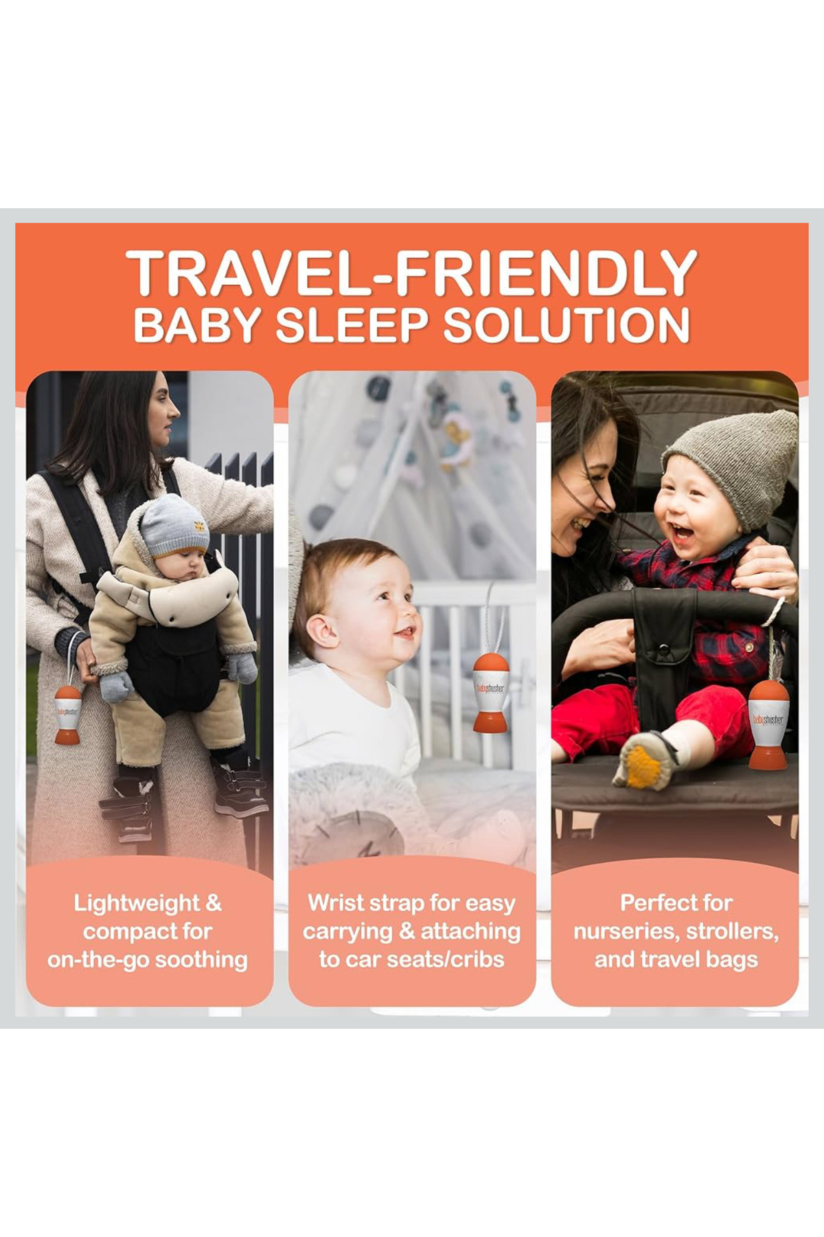 babyshusher Baby Shusher Uyku Mucizesi Ses Makinesi Ritmik İnsan Sesi fotoğrafı 5 (önizleme)