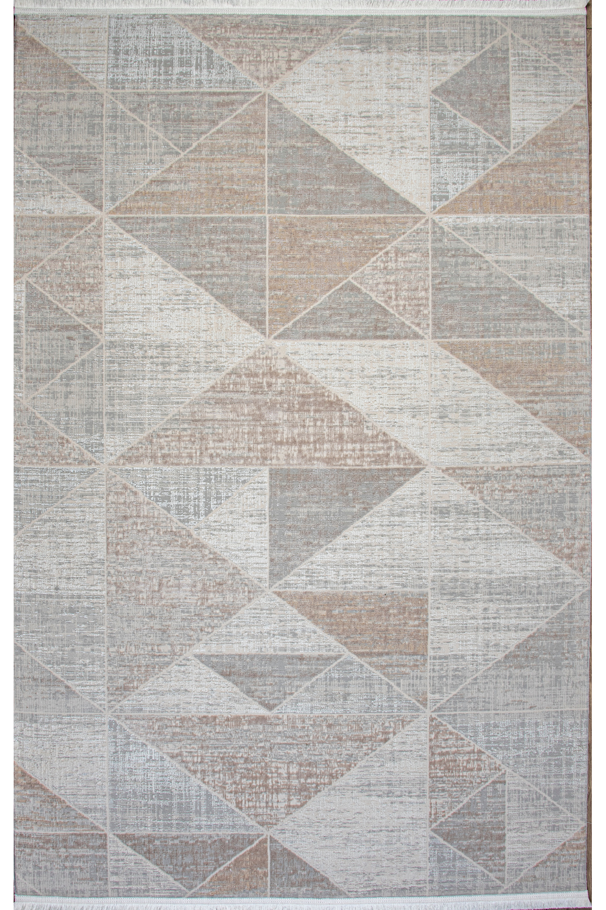 Grey Beige Polyester Carpet Dustproof Fringed Living Room Living Room Children's Room Runner Machine