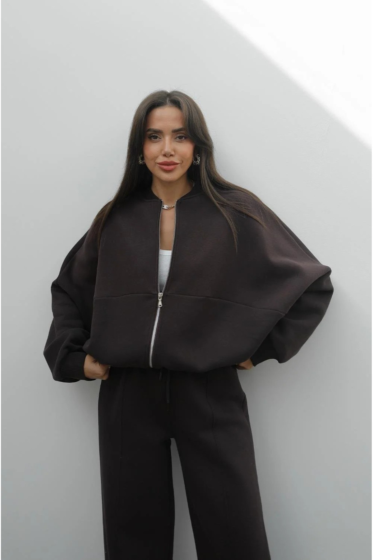 My Blog Braunes Trainingsanzug-Set - 8001