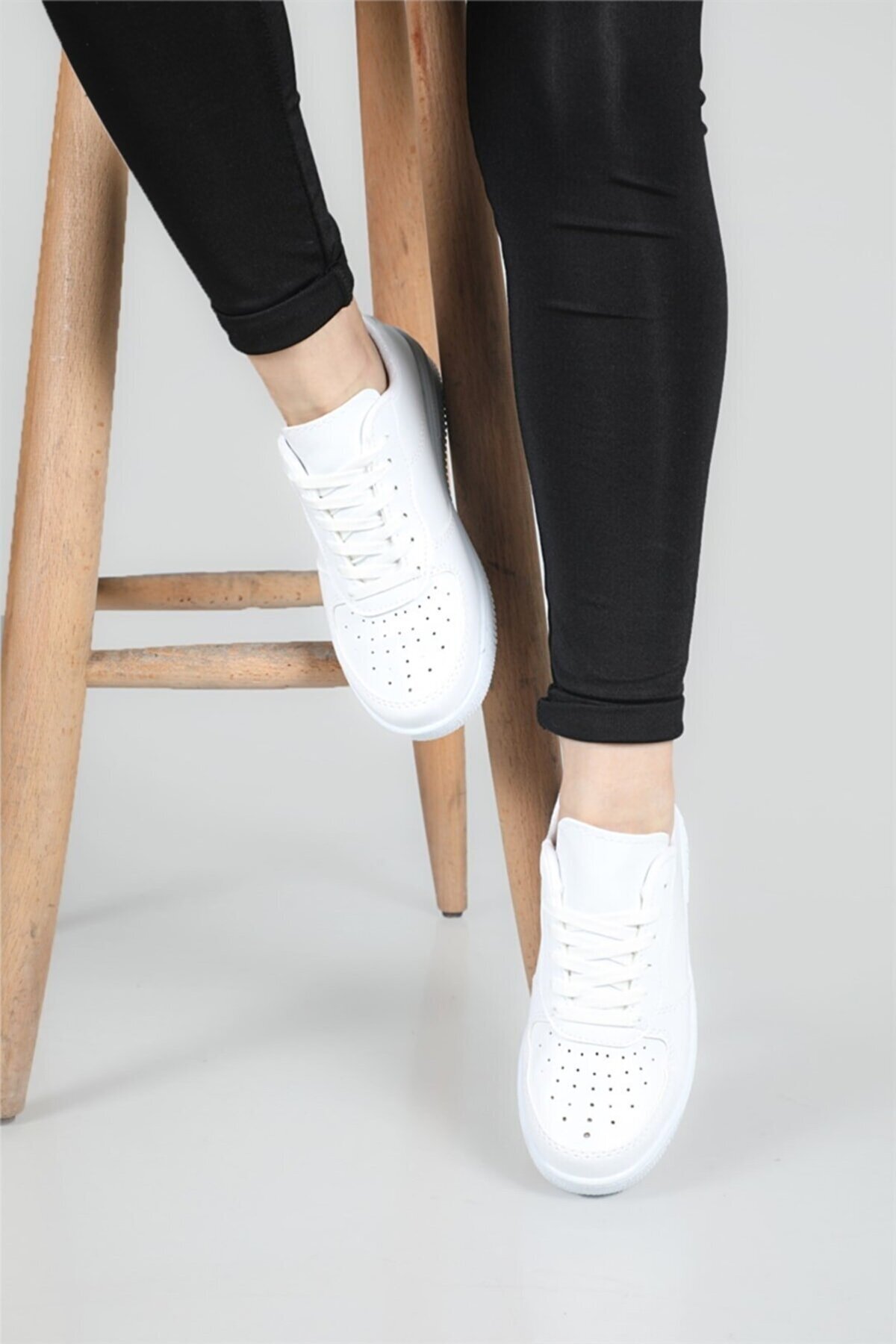 BEYAZ Prego Günlük Rahat Yürüyüş Unisex Spor Ayakkabı Aır V2 görsel 3