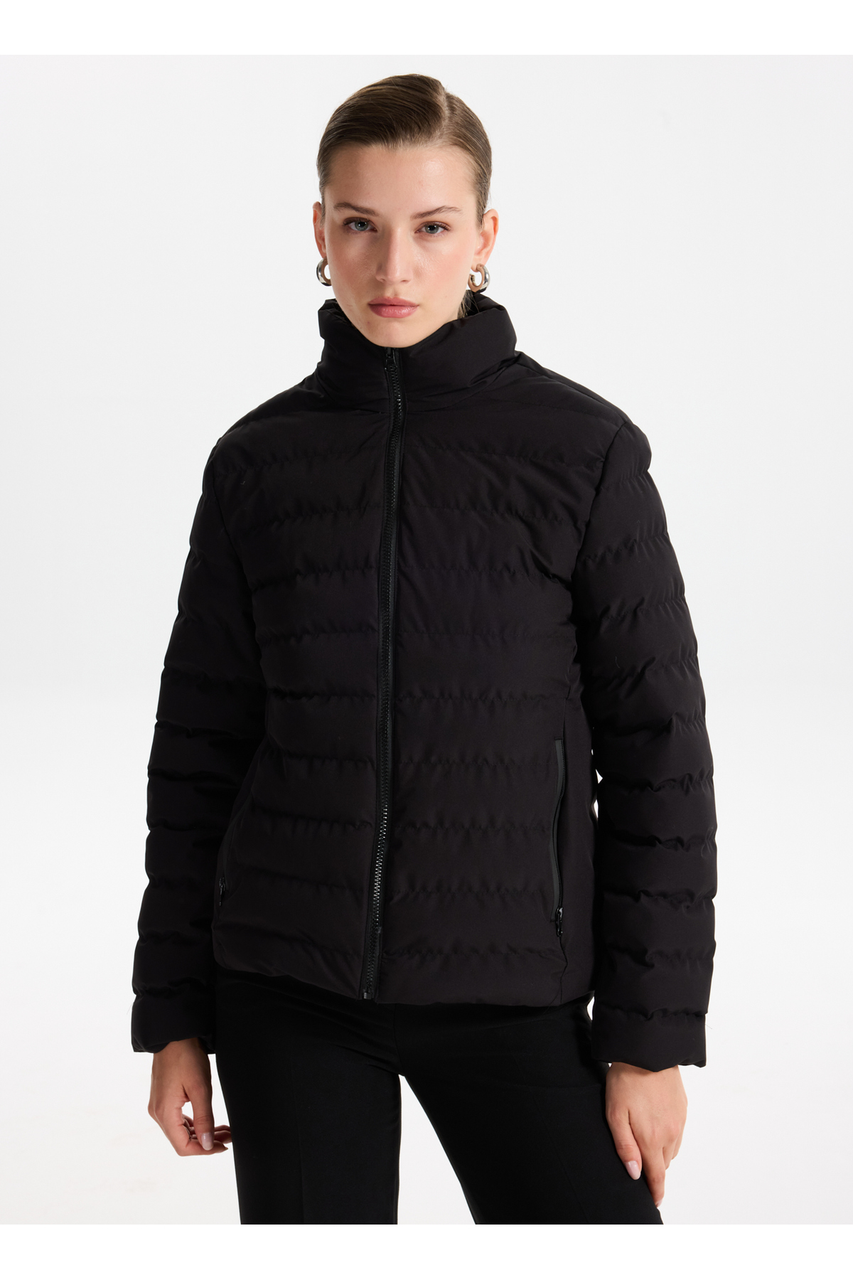 Fabrika  Siyah Kadın Mont F5WL-MNT0700