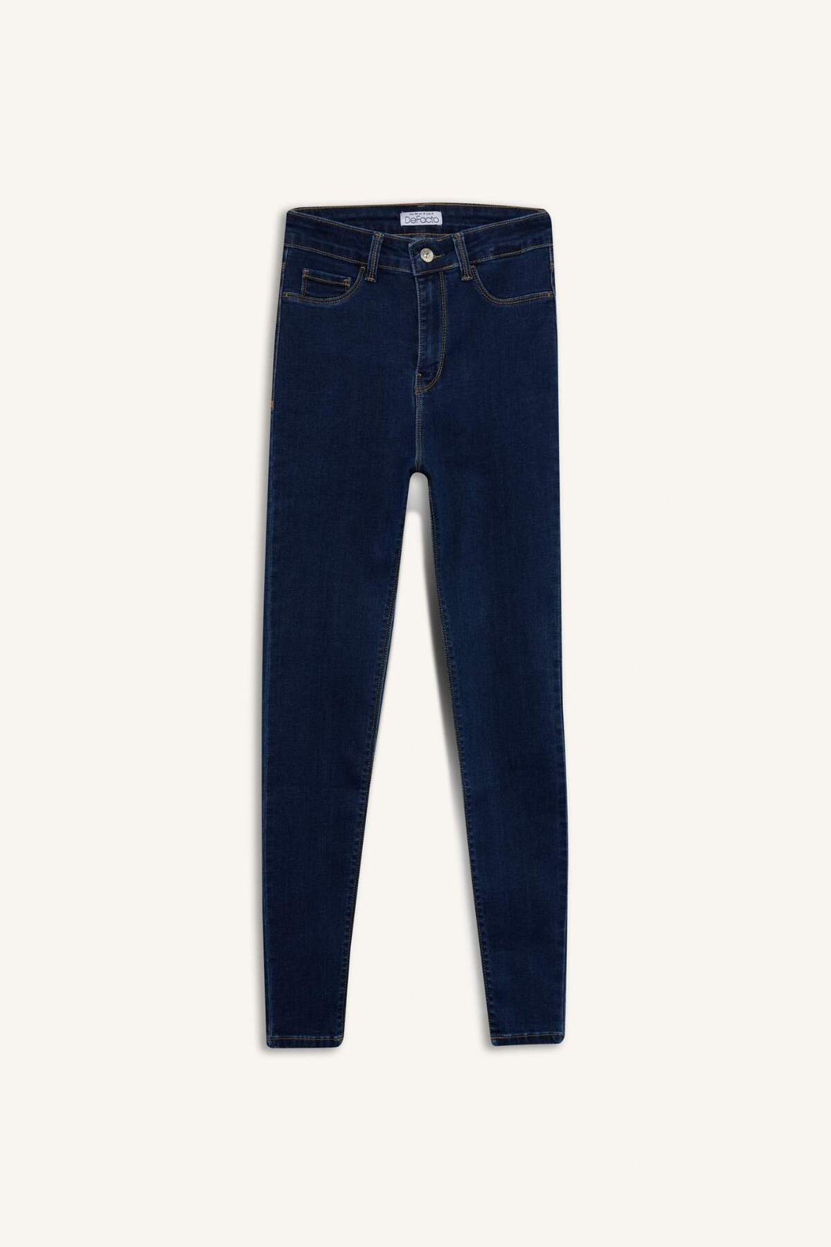 DeFacto Okul Jegging Yüksek Bel Bilek Boy Dar Paça Jean Pantolon B7498ax24sp