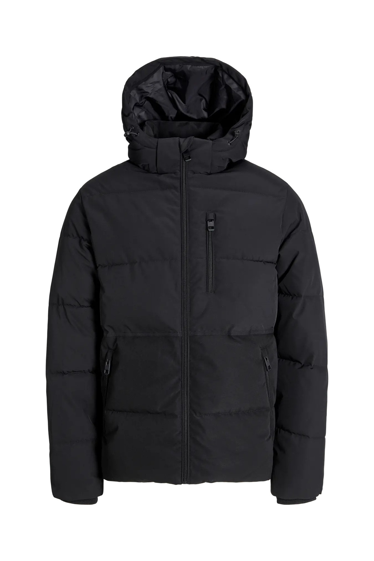 جک اند جونز کاپشن زمستانی مردانه جک اند جونز مینیمالیستی سایز بزرگ کلاه دار