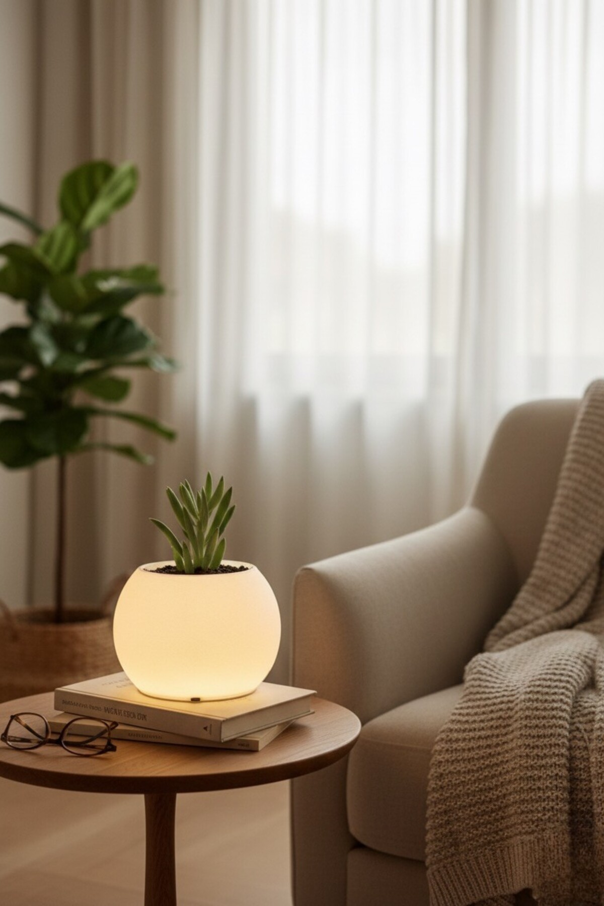 LOFONY Yeni Nesil Moon Işıklı Saksı (X-Large) - Fiyatı, Yorumları