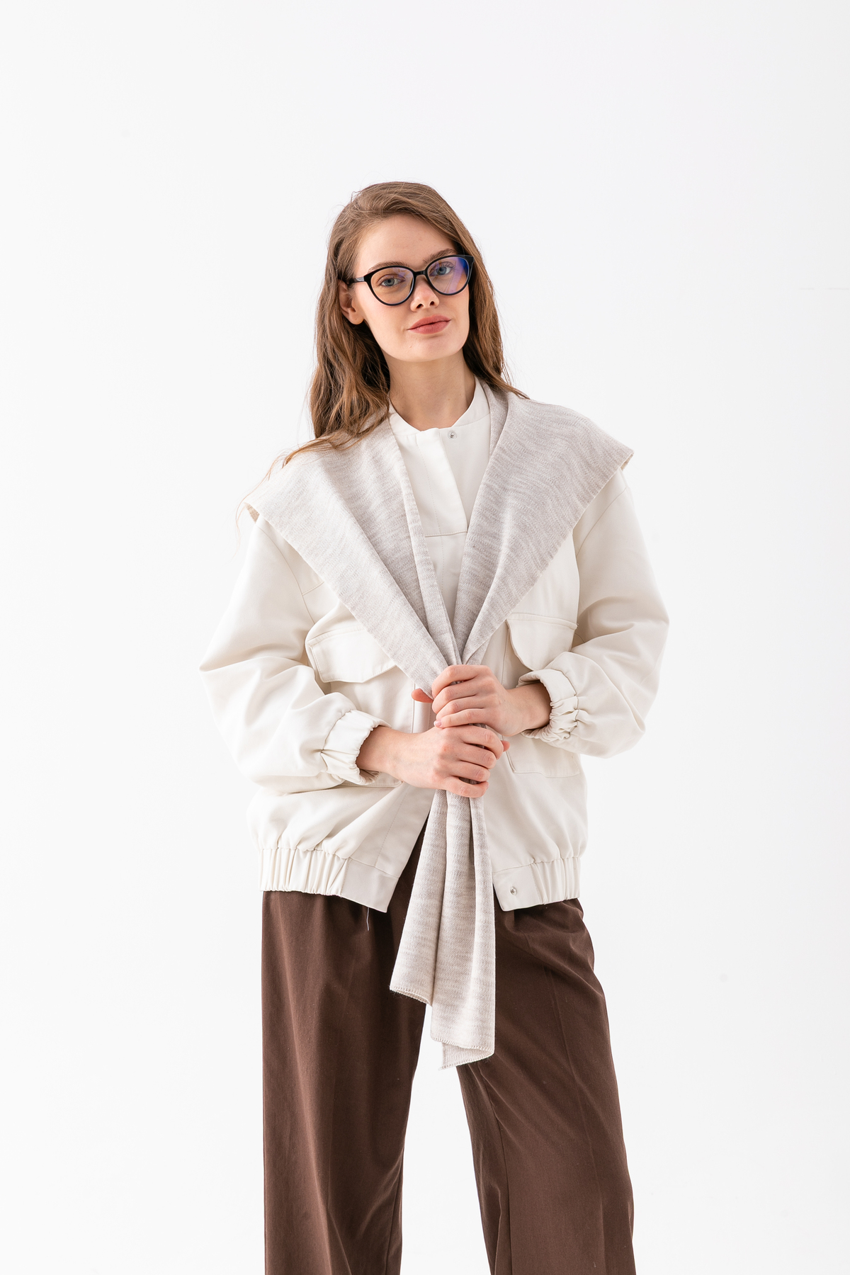 Wega Moda  Kare Parçalı Patchwork Atkı - Spor Triko Örme Omuz Atkısı | Unisex Boho Şal - Atkı - Görsel 6