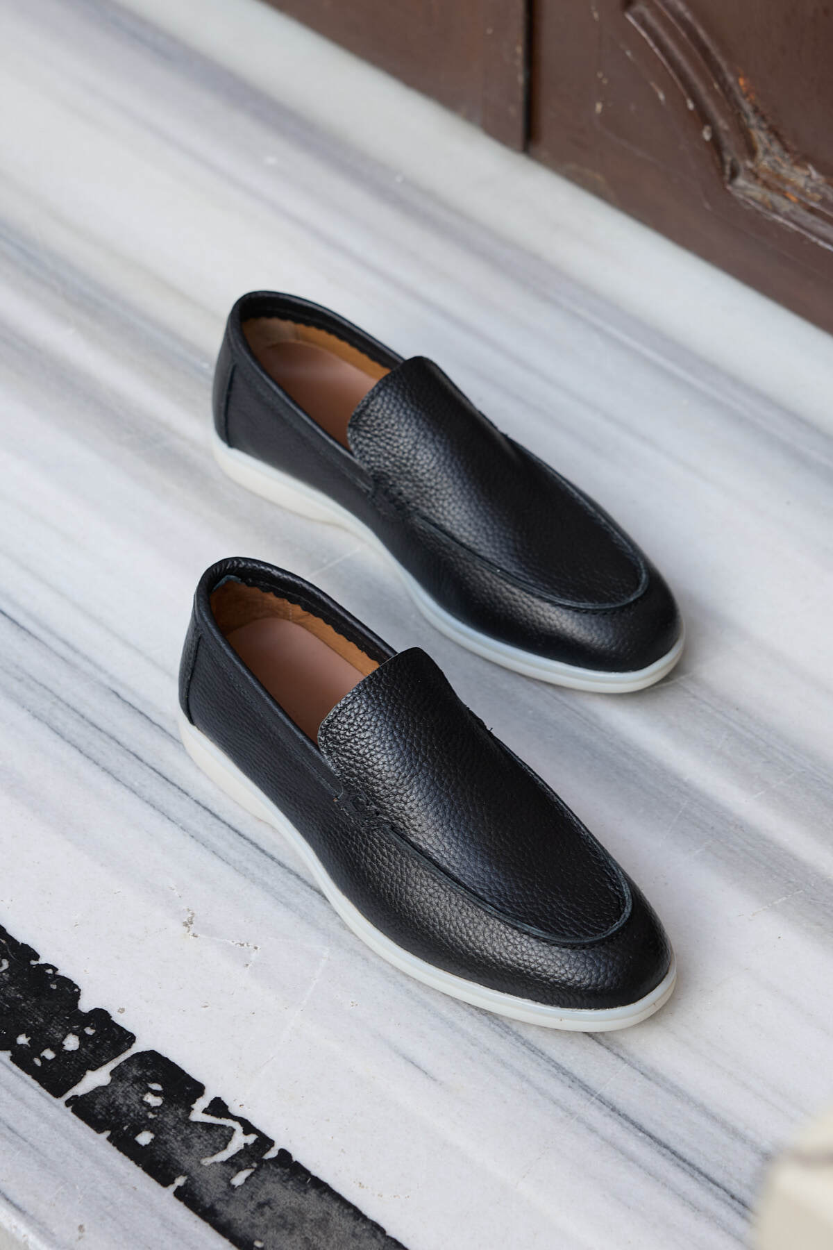 لوپ بلک کفش‌های لوفر مردانه ۱۰۰٪ چرم اصل