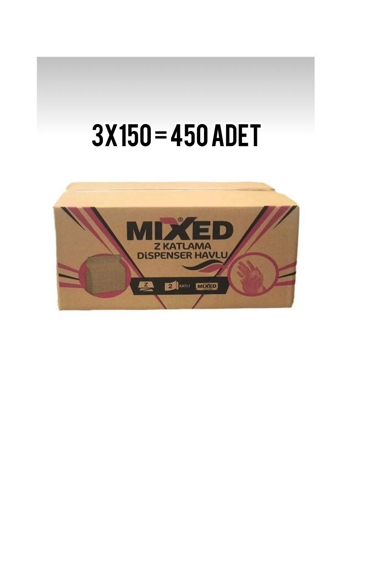 MİXED Z Katlama Dispencer Havlu 200'lü - Fiyatı, Yorumları