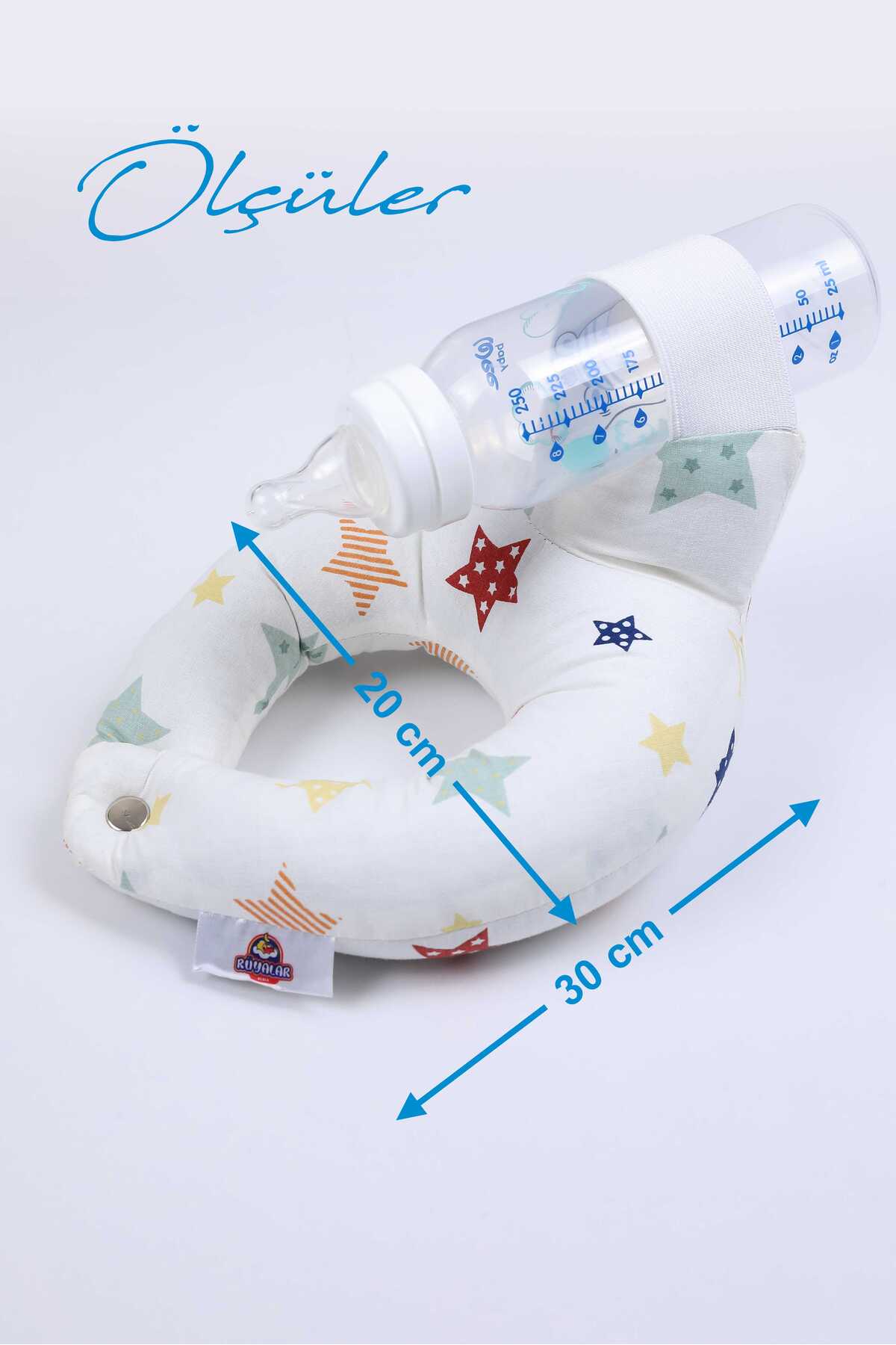 Umaybebek Pratik Bebek Beslenme, Biberon Tutucu, Emzirme Kolaylaştırıcı, Emzirme Yastığı, Yumuşak, Lastikli fotoğrafı 6 (önizleme)