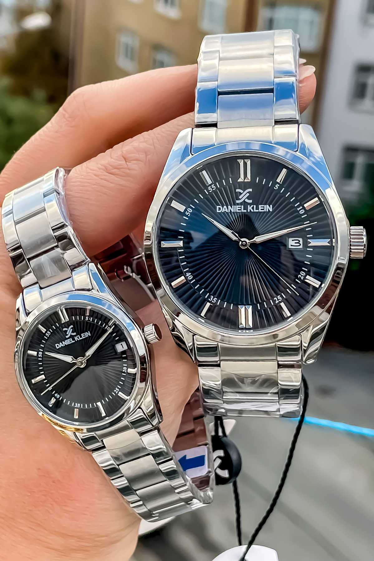 ساعت ضدآب فولاد ضدزنگ زوج عاشقان بالدار