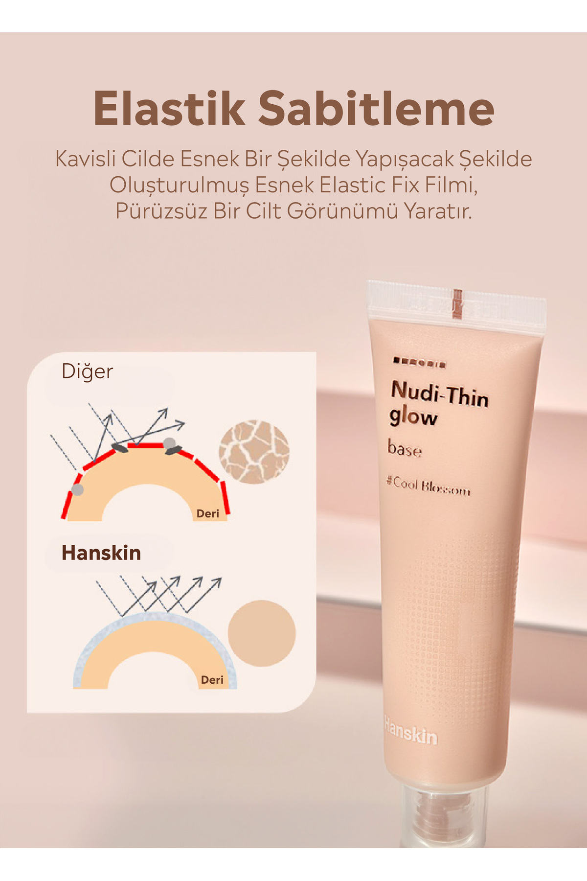 Doğal Işıltılı Makyaj Bazı - Cool Blossom — بژ coolblossom — تصویر 5 از 8