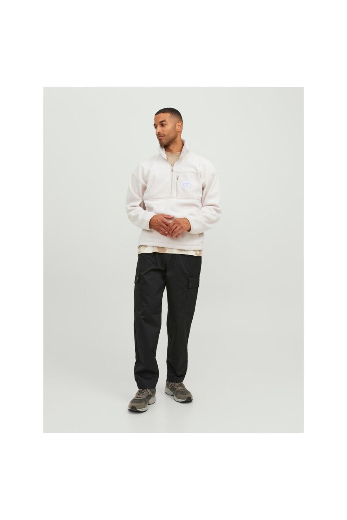 سویشرت پلار مردانه راسته آستین استاندارد | جک اند جونز Jack & Jones 12241780 - تصویر 3