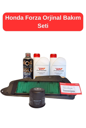 Honda Forza 250 2021-2025 Orijinal Bakım Seti | Yağ 2L + Hava Filtres+ Yağ Fi...