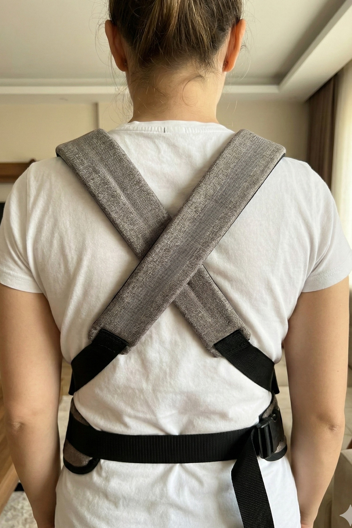 Molls Baby Premium Bel Destekli Kanguru 4-12 KG BABY CARRIER fotoğrafı 2 (önizleme)