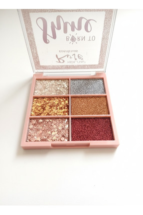 Rose Glıtter eyeshadow paleti 6lı