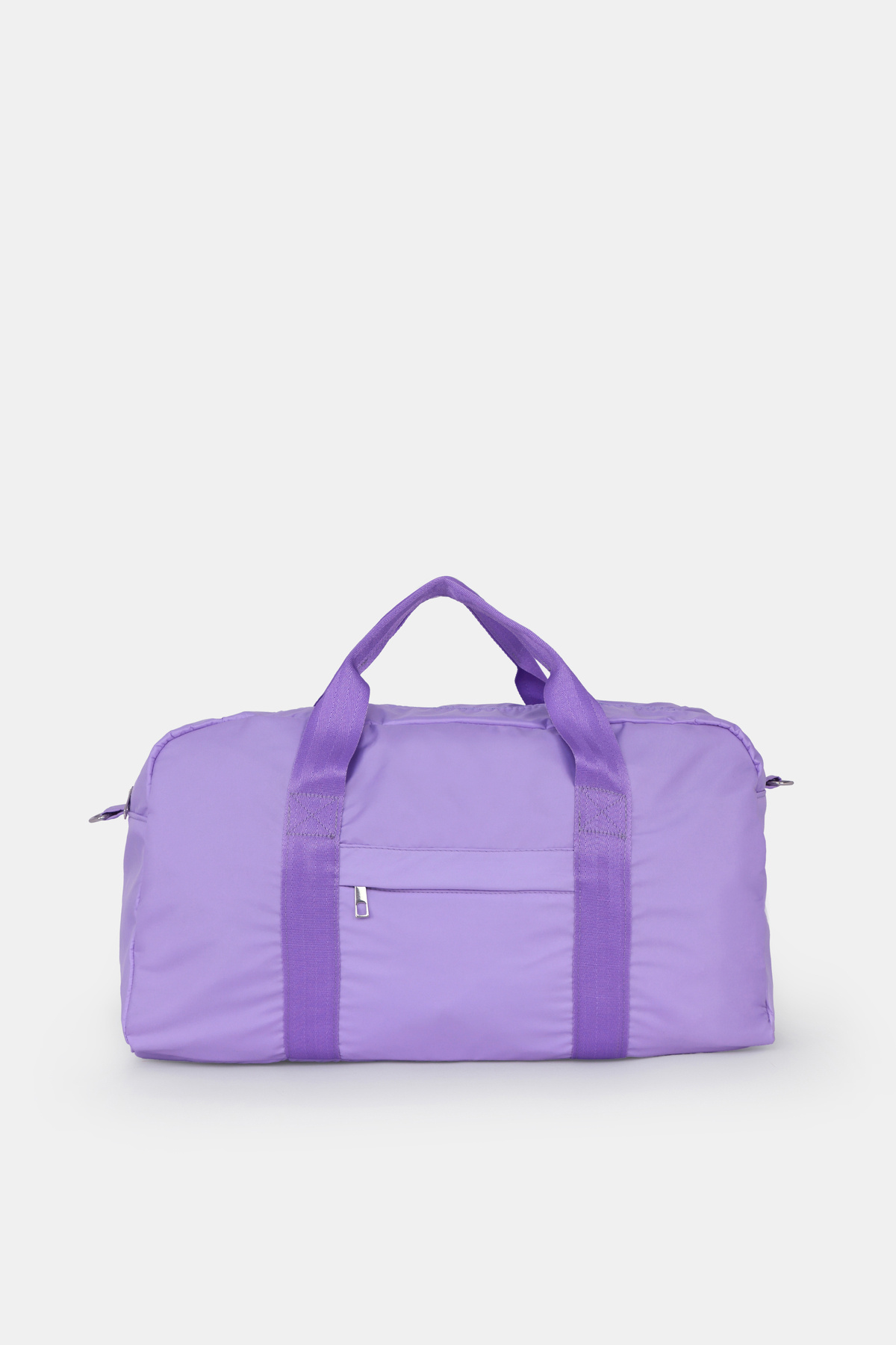 ICONE BAG Spor Çanta, Paraşüt Kumaş Önü Cepli Unisex Spor Fitness Gym Çantası, Lila Renk Spor Çantası