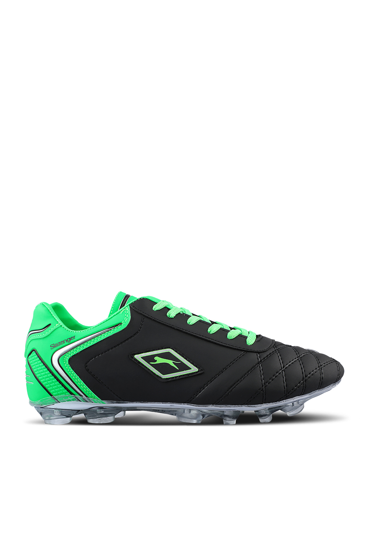 1_org_zoom کفش Slazenger فوتبال HUGO KR پسرانه Astroturf مشکی / سبز اورجینال - تصویر 1