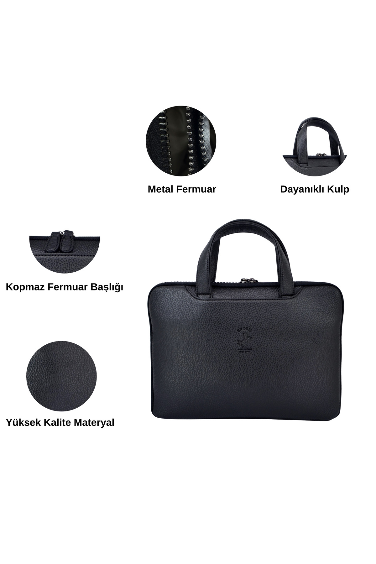 en deri  Macbook Ve Notebook 12-13-14 Inç Uyumlu Macbook Çantası Notebook Çantası - Görsel 5