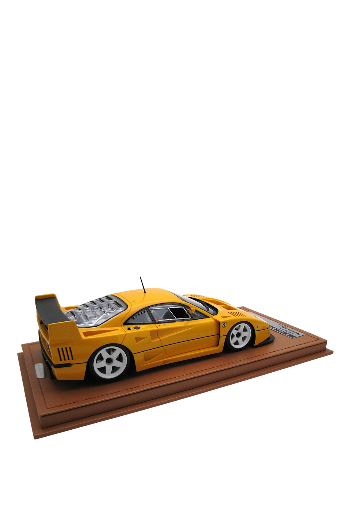 Tecnomodel 1996 Ferrari F40 LM Press Yellow Modena Model Araba