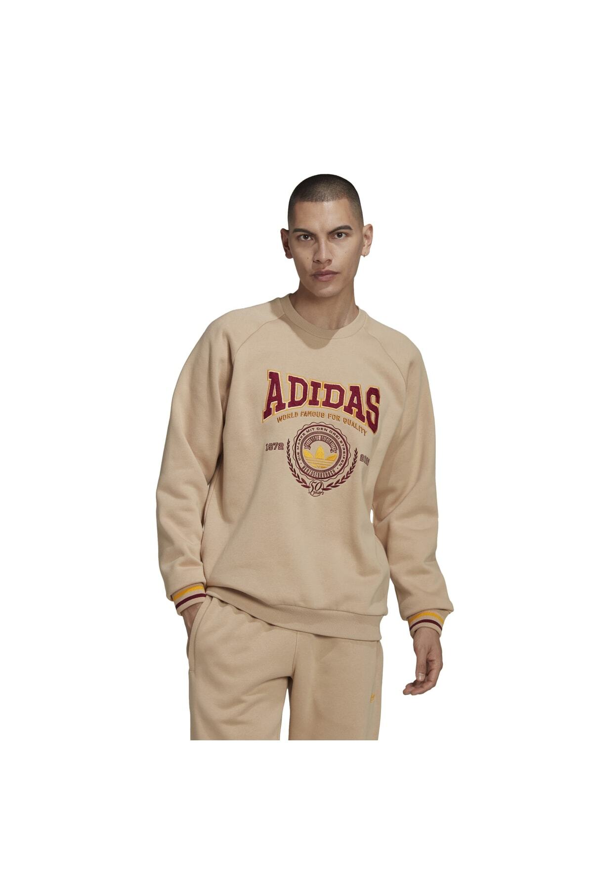 سویشرت مردانه کرم رنگ Hy6042-e Fleece Crew نایکی سویشرت Nike
