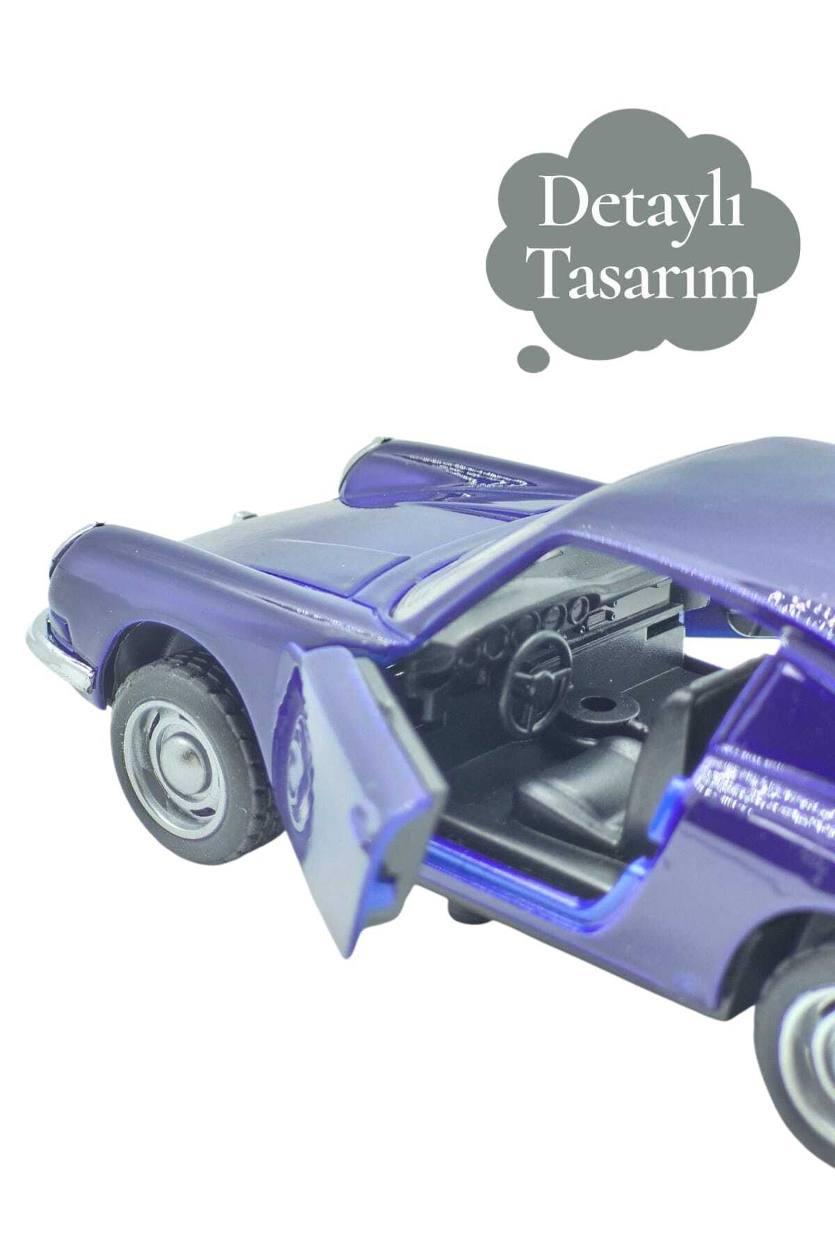 Fidan oyuncak Klasik Porsche 911 Çek Bırak Metal Araba – Açılır