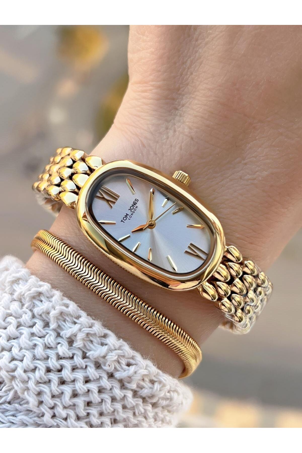 Steel Band Blackening Anti Discard Color 3 Atm Waterproof Women Wrist Watch BTJ.YN10035.2
