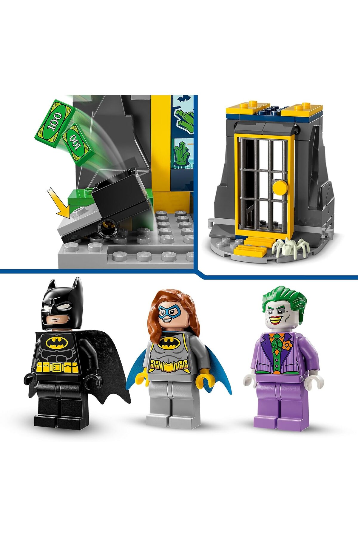 غار شوالیههای DC با بتمن، بتگرل و جوکر (۷۶۲۷۲)