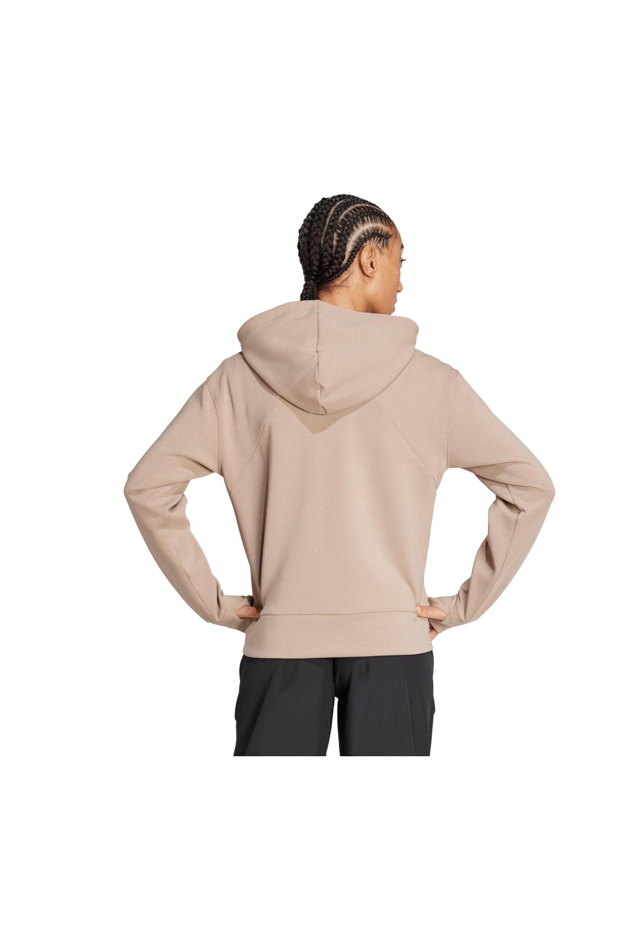 adidas Jx7311-K D4T Fz Hoodie Women's Jacket Cream- Trendyol