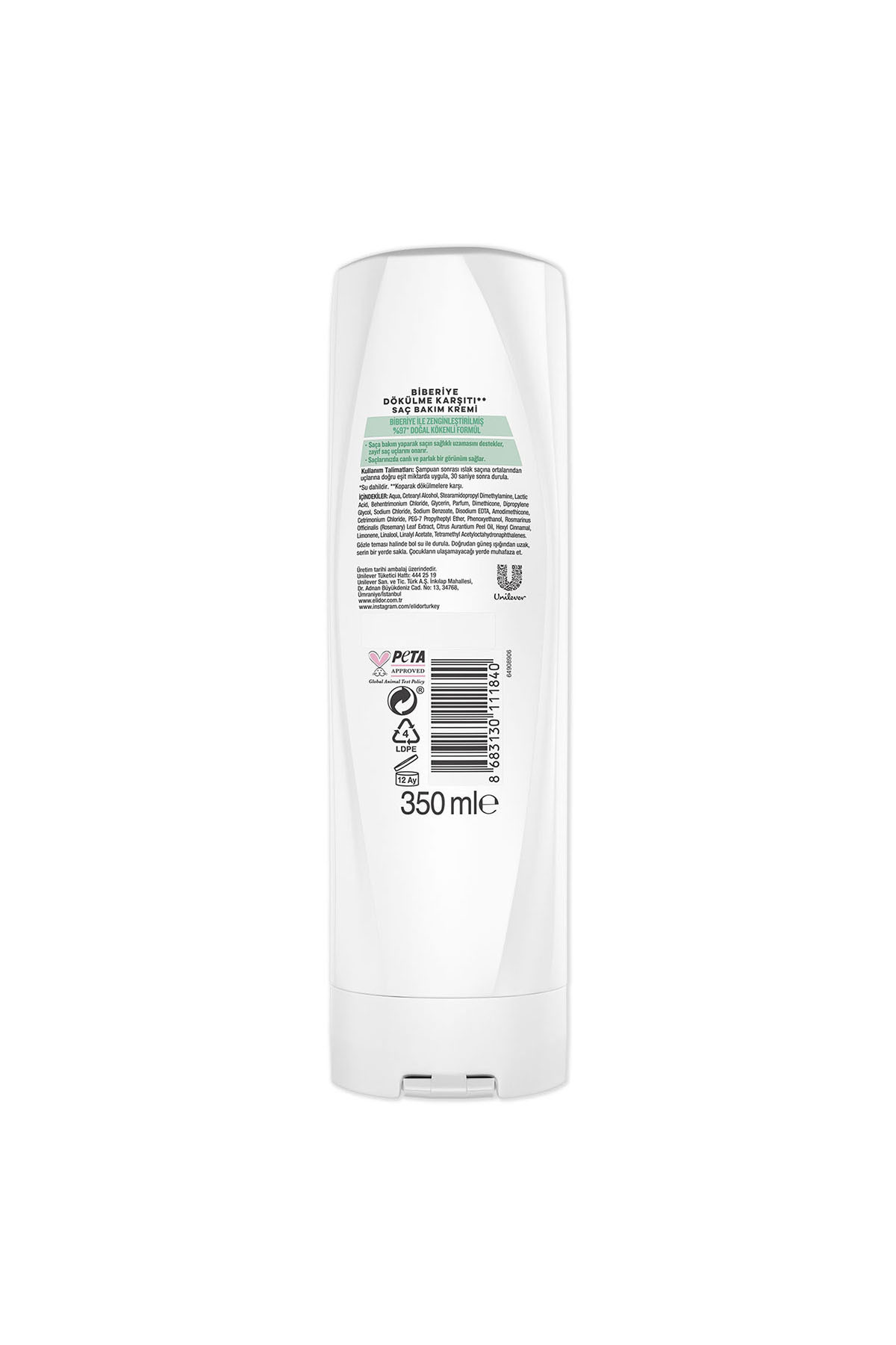 Saç Bakım Kremi Biberiye Dökülme Karşıtı 350 ml x2 — SET.UNİ.10342 — تصویر 8 از 8