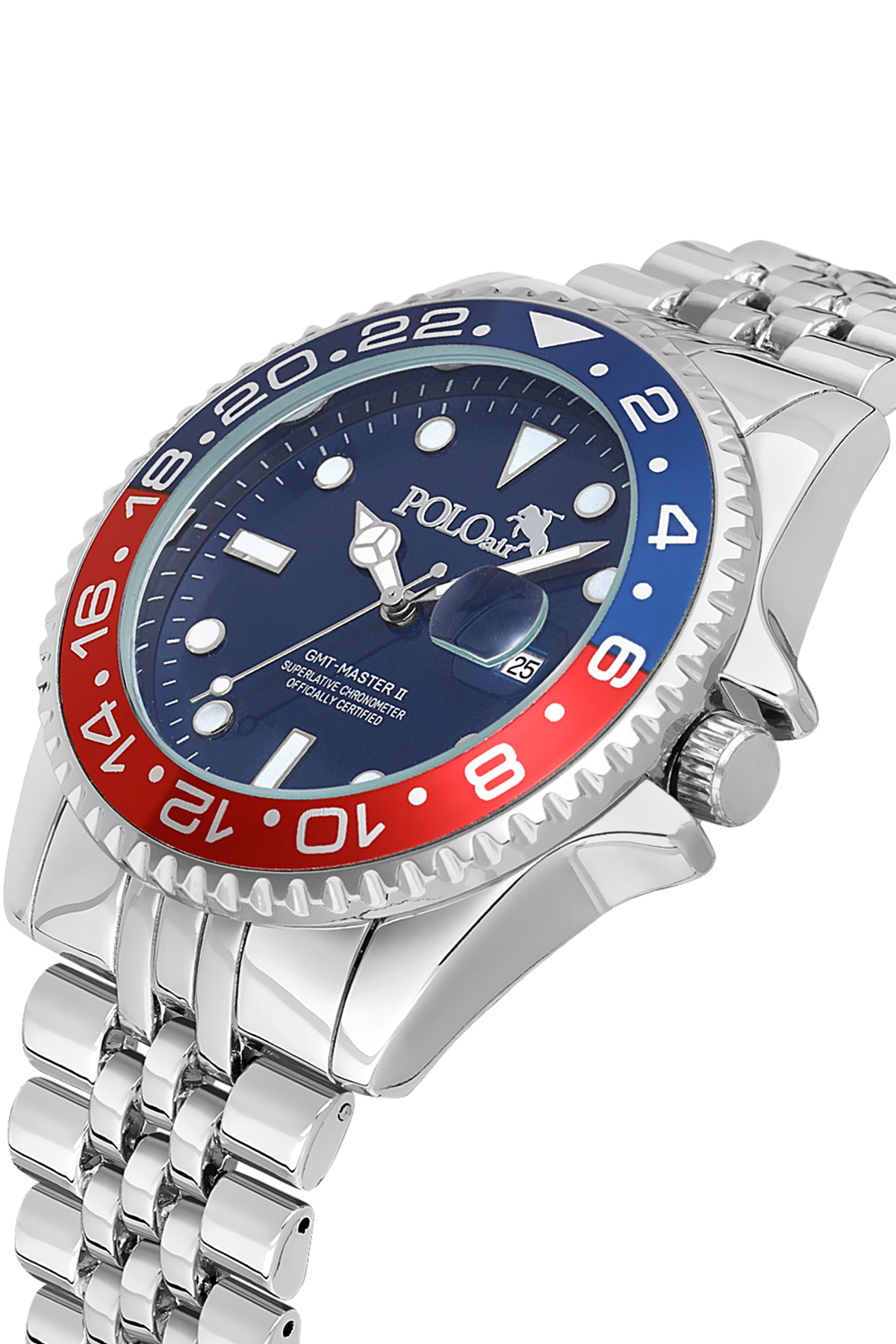 ساعت مچی مردانه Mercek مدل Rotating Case، رنگین‌کمانی از رنگ‌ها با قاب چرخان، نقره‌ای، سرمه‌ای، قرمز، مدل PL-7029E2X