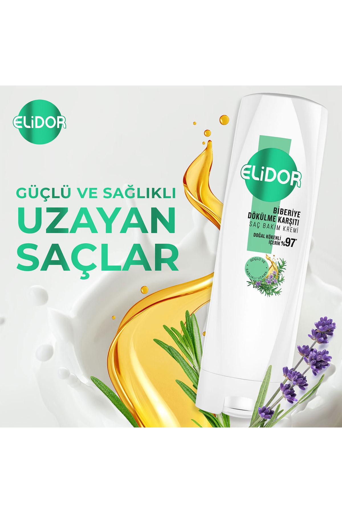 Saç Bakım Kremi Biberiye Dökülme Karşıtı 350 ml x2 — SET.UNİ.10342 — تصویر 4 از 8