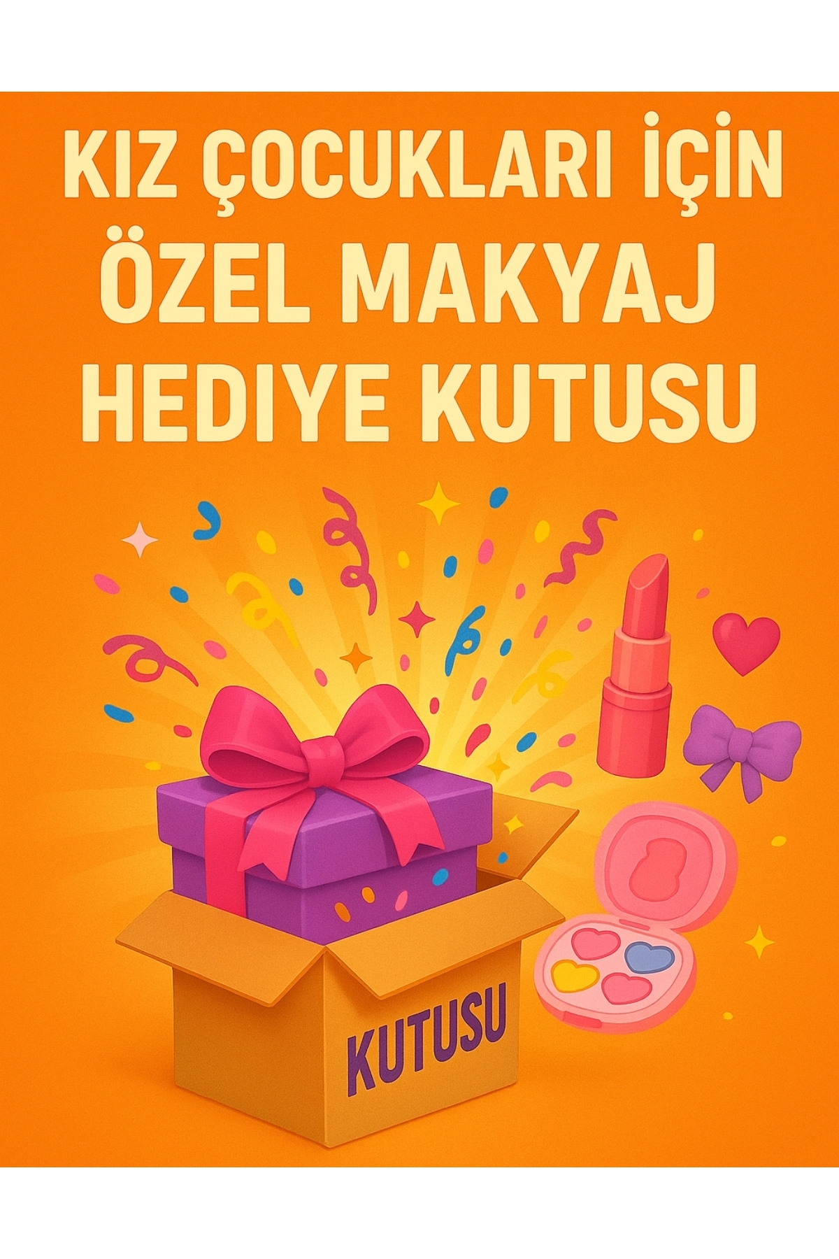 ست آرایش دخترانه – بسته‌بندی هدیه‌ای (محتویات مخلوط)