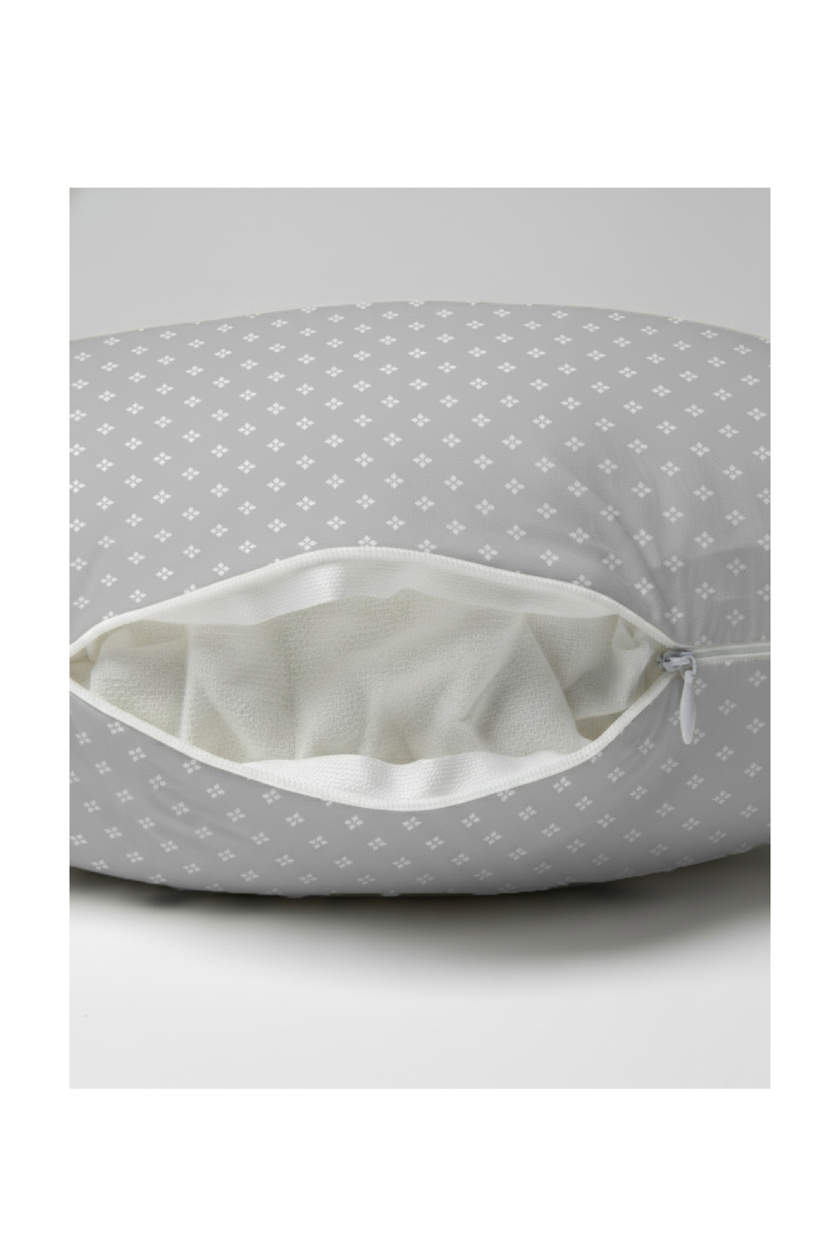 ngn collection Emzirme Yastığı, Büyük Boy Yıkanabilir Fermuarlı Bebek Destek Minderi, %100 Pamuk Gri Hamile Destek fotoğrafı 4 (önizleme)
