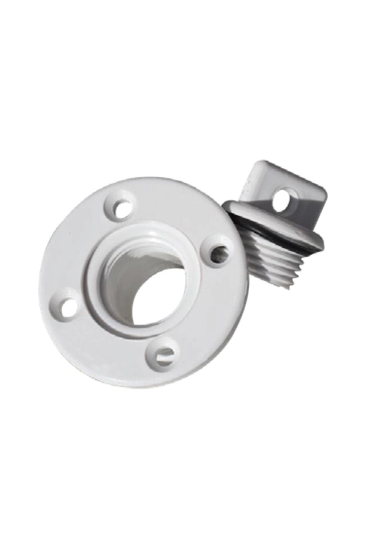 Nuova Rade Plastik Micoz Beyaz Yuvarlak 1/2"