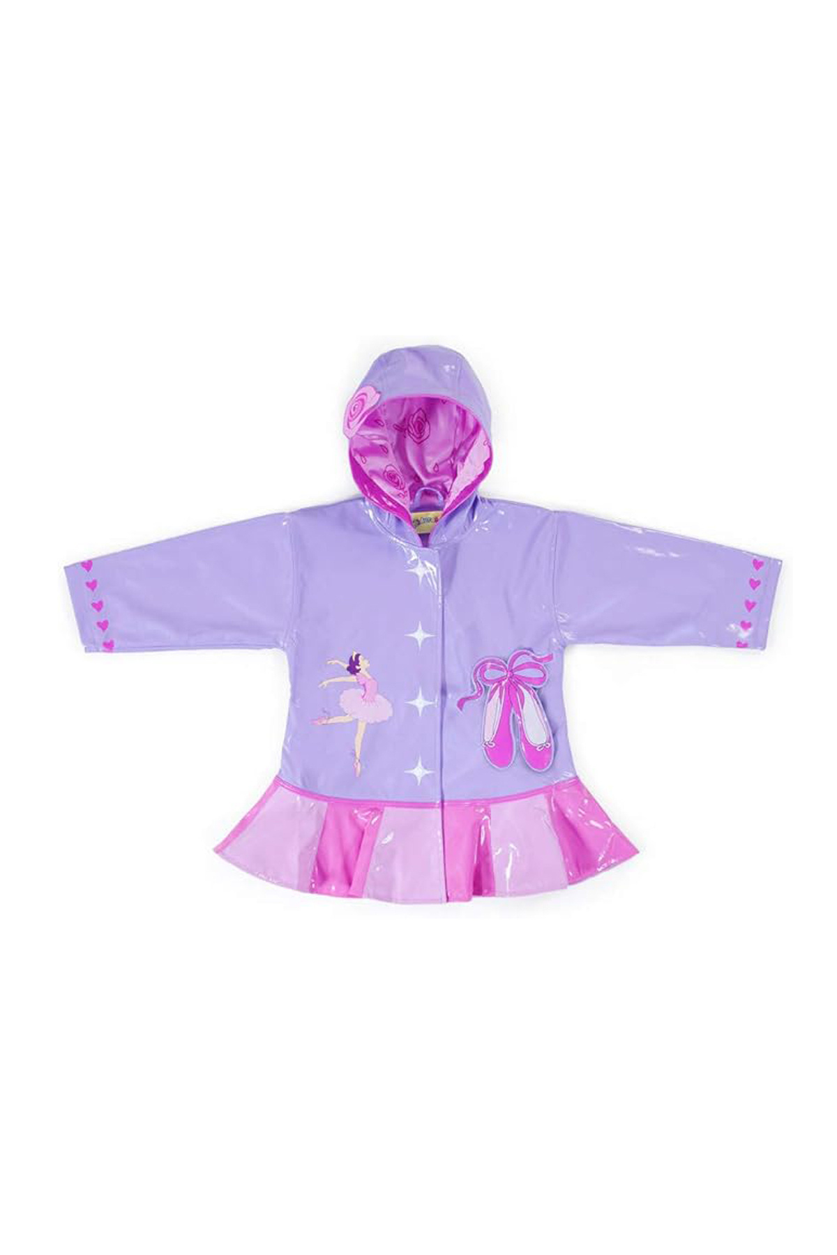 Panço Kidorable Kız Bebek Balerin Pembe Yağmurluk fotoğrafı 2 (önizleme)