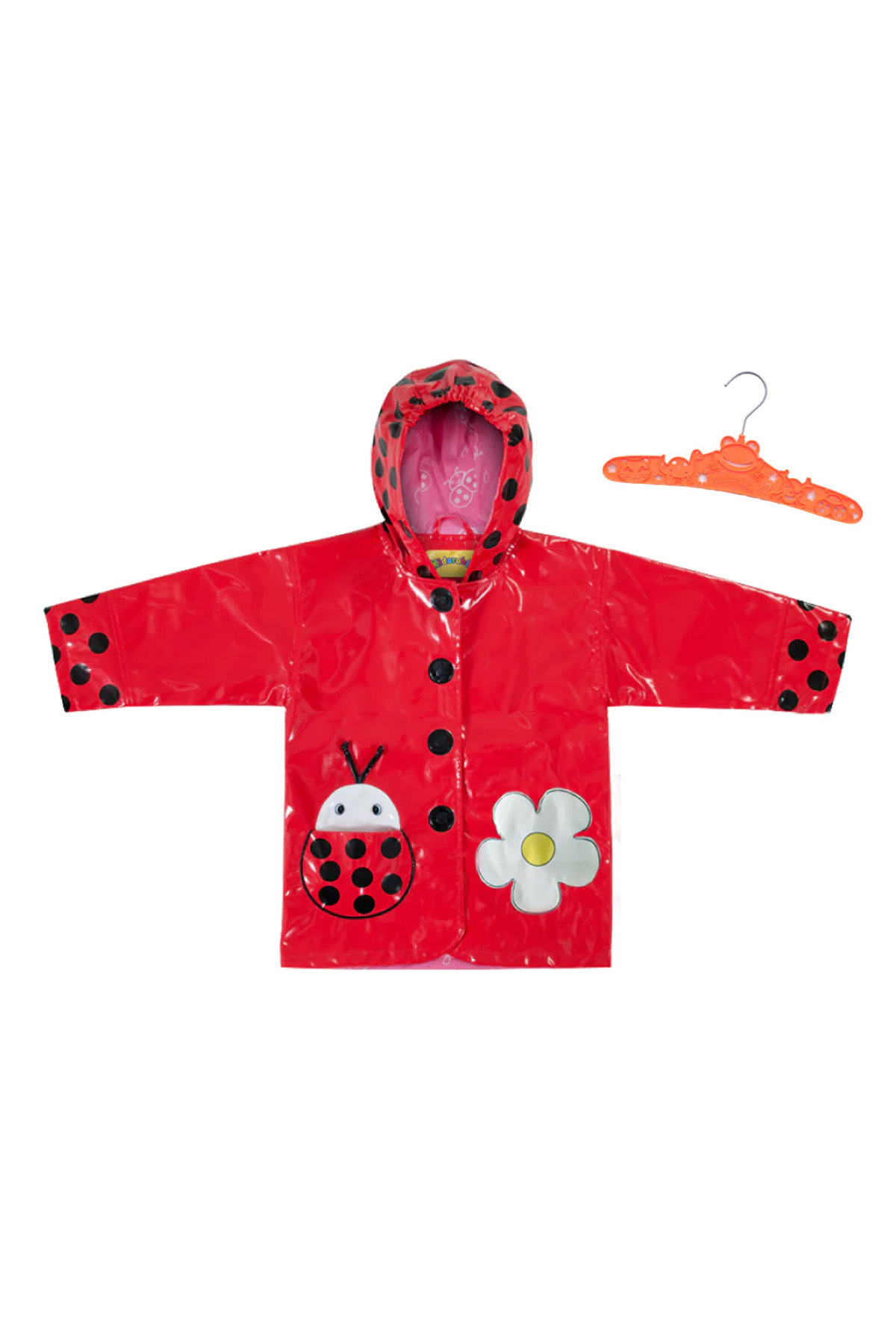 kidorable Kız Bebek Uğur Böceği Yağmurluk fotoğrafı 2 (önizleme)