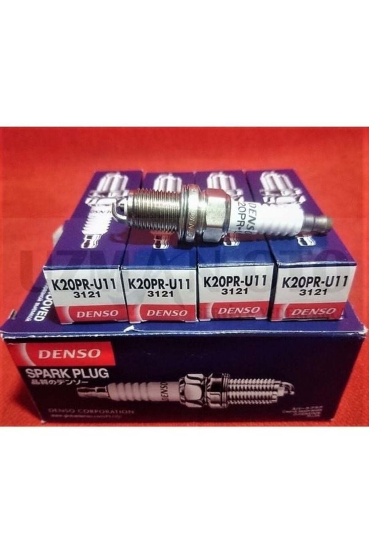 DENSO 323 626 Carisma Colt Civic Jazz City Buji 4 Adet K20PRU11 BKR6E11