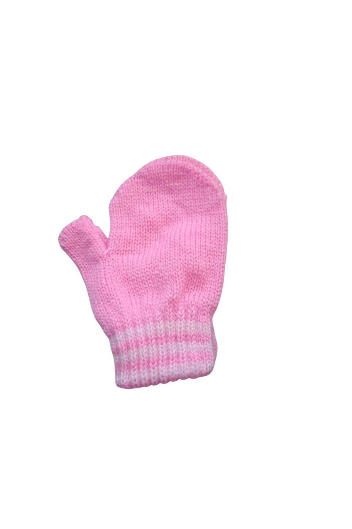 eleven market Parmaksız Kız Bebe Eldiveni Pembe Örgü Eldiven 0-3 Yaş fotoğrafı 5 (önizleme)