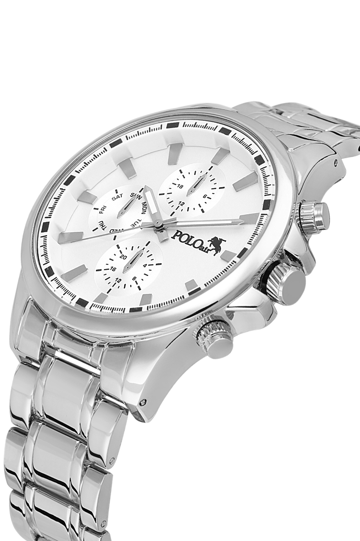 ساعت مچی مردانه رنگ نقره‌ای PL-7037E4X