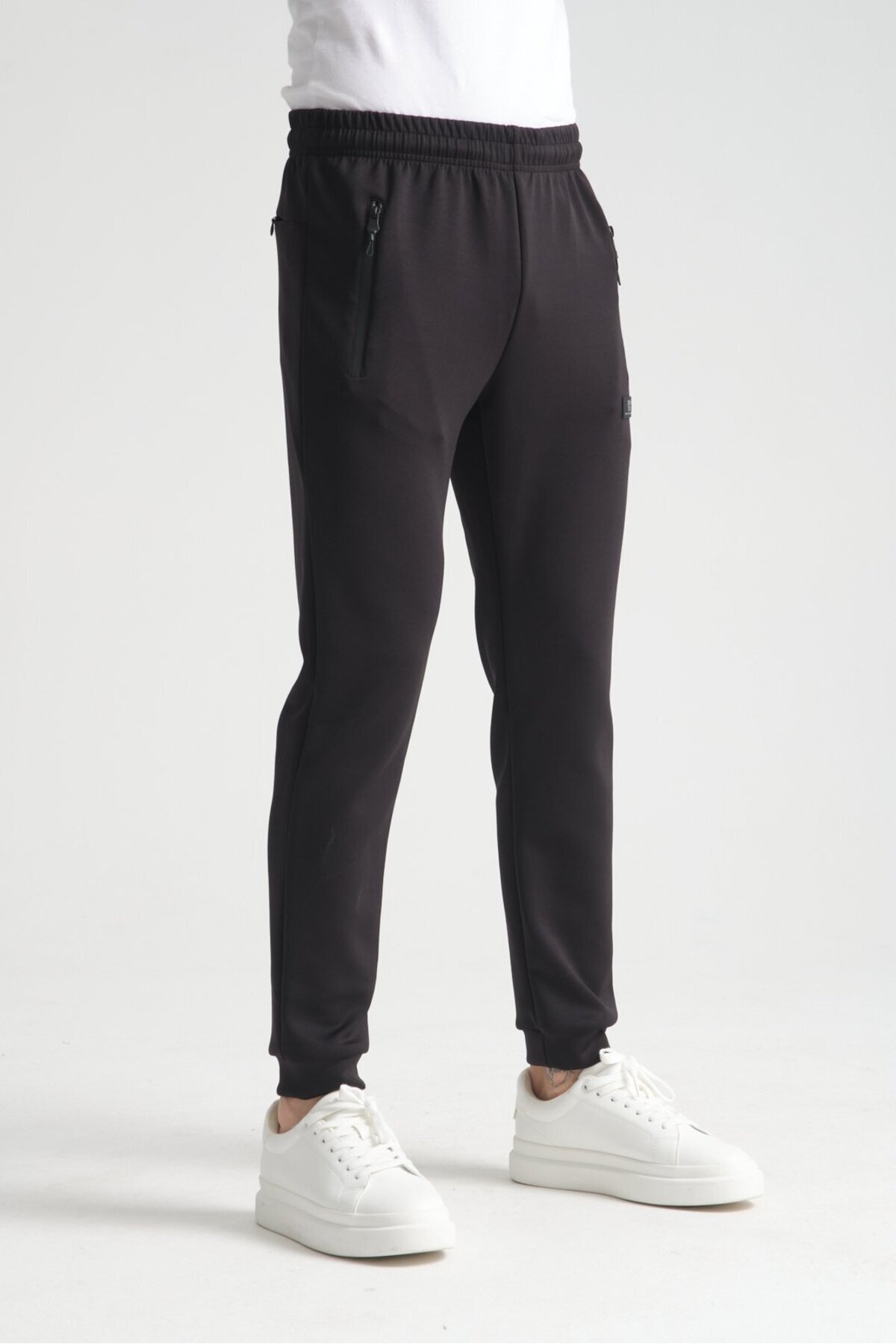 Shooter Sportswear Siyah Erkek Cep Detaylı Jogger Eşofman Altı görsel 4