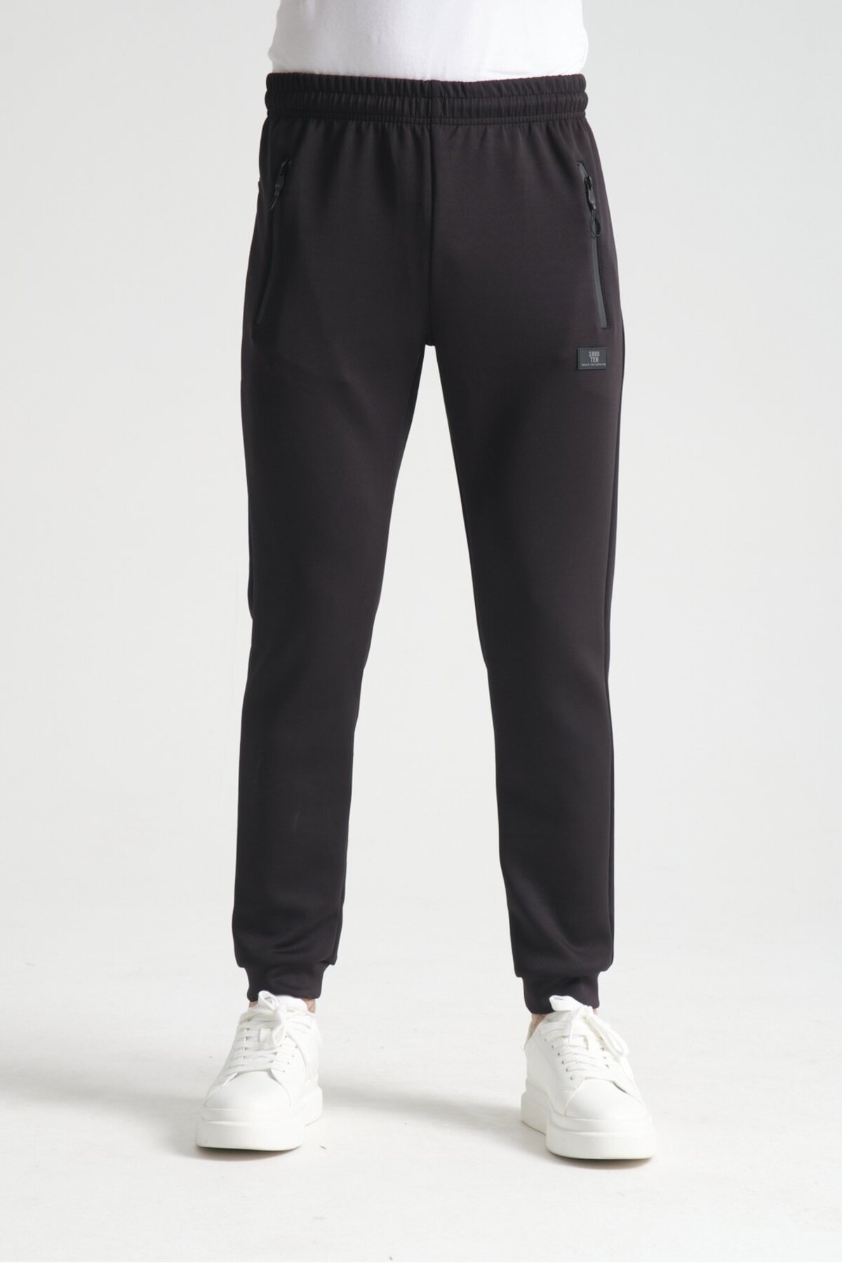 Shooter Sportswear Siyah Erkek Cep Detaylı Jogger Eşofman Altı görsel 2