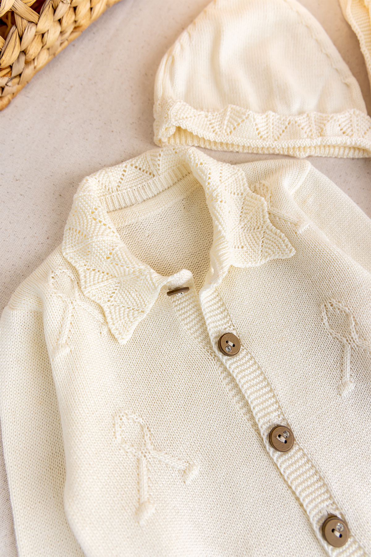 Babymod Triko Kız Bebek Hastane Çıkışı Hediyelik Bebek Seti fotoğrafı 5 (önizleme)